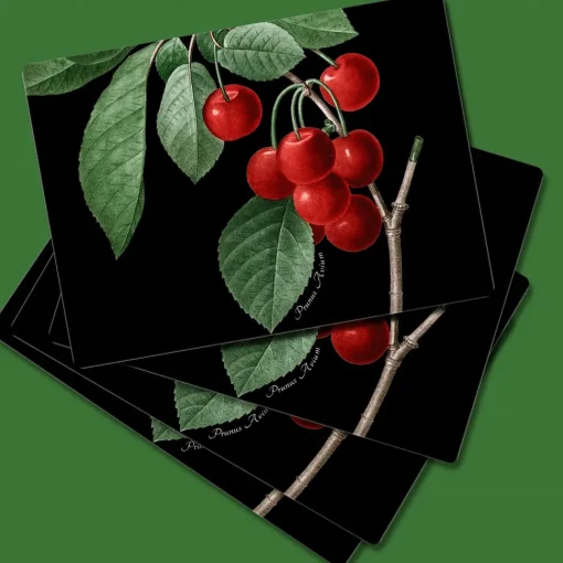 Cherry Placemats - Set of 4