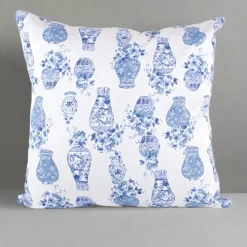 Chinoiserie Ginger Jar Pillow Cover