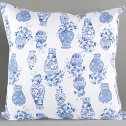 Chinoiserie Ginger Jar Pillow Cover