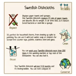 Eco-friendly Swedish Dishcloth - Sunflowers
