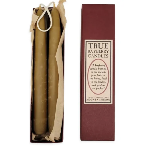 Hand Dipped 8" True Bayberry Candles