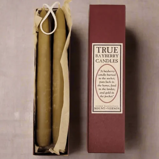 Hand Dipped 8" True Bayberry Candles
