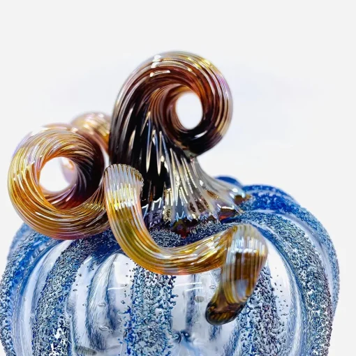 Happily Ever After Glass Pumpkin - Squat