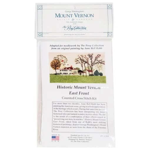 Mount Vernon East Front - Cross Stitch Kit