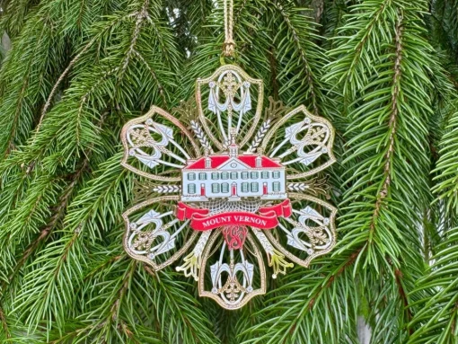 Mount Vernon Snowflake Ornament