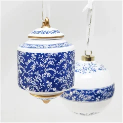 MV Ornament Collection - Porcelain Blue Room Ball