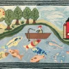 Rainbow Lake Fish Rug/Mat