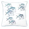 Seaglass Fish Pillow- Indoor/Outdoor Pillow
