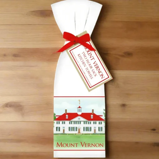 Set of 2 Mount Vernon Flour Sack Towels