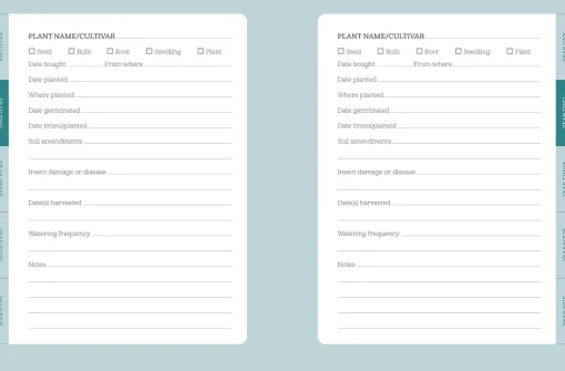 The Gardner's Planner & Logbook